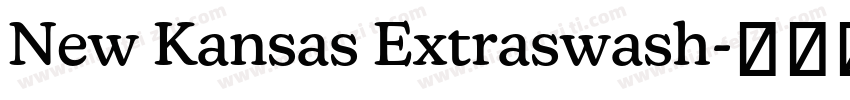 New Kansas Extraswash字体转换